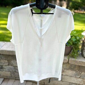 Zara White Short Sleeve Tee